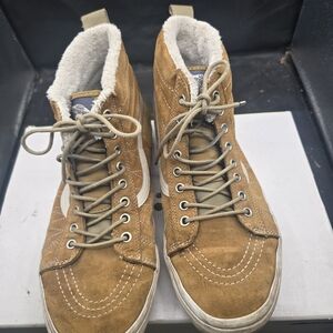 Vans Men's Tan High-Top Sneakers‎